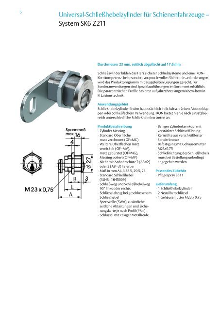 Lösungen für Schienenfahrzeuge - WS8270 - Assa Abloy