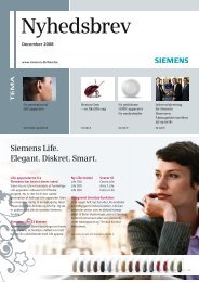 Nyhedsbrev - Siemens Hearing Instruments