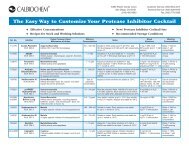 The Easy Way to Customize Your Protease Inhibitor Cocktail