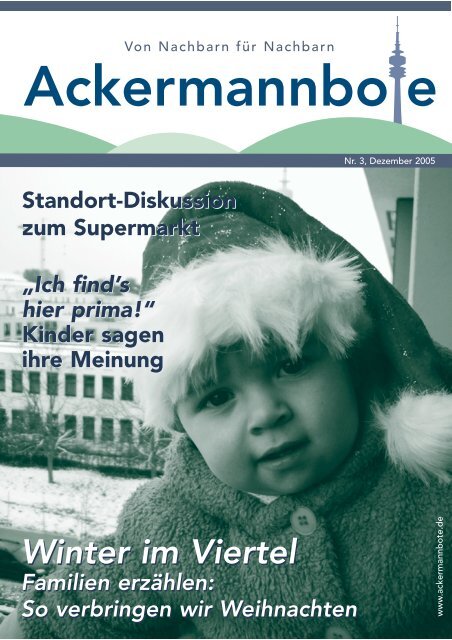 Ackermannbote - Ackermannbogen eV Quartiersverein