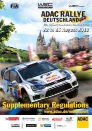 Ausschreibung - ADAC Rallye Deutschland