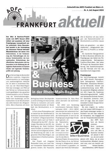 Bike & Business - ADFC Frankfurt