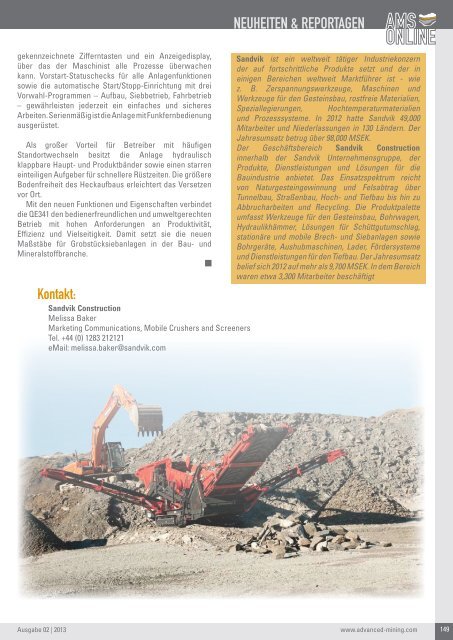 Deutschland GmbH - Advanced Mining Solutions