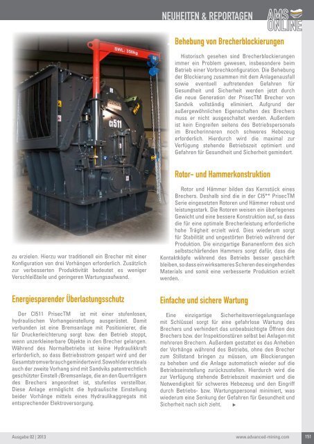 Deutschland GmbH - Advanced Mining Solutions