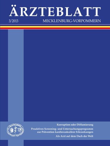 Ärzteblatt März 2013 - Ärztekammer Mecklenburg-Vorpommern