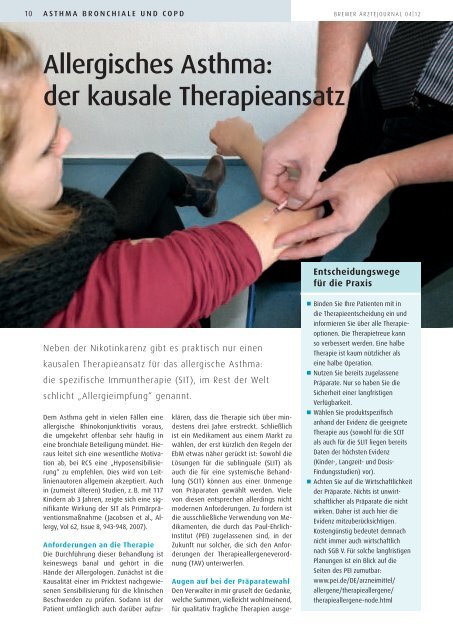 Parameter kontrollieren – Therapienutzen sichern - Ärztekammer ...