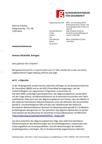 Dietmar Erlacher Steigenteschg. 13-1-46 1220 Wien Dietmar ...