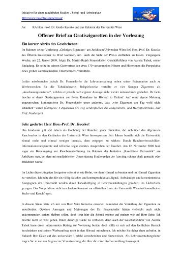 Offener Brief_Juridicum_26.01.2009_End - Initiative Ärzte gegen ...