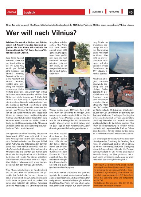 Erfolg_Ausgabe Nr. 3 - April 2013