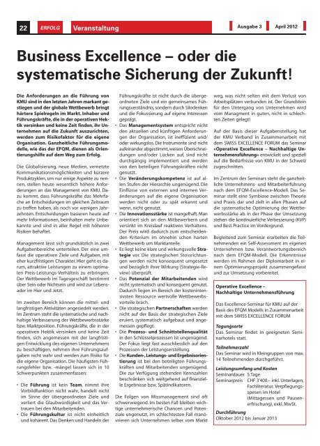 Erfolg_Ausgabe Nr. 3 - April 2012