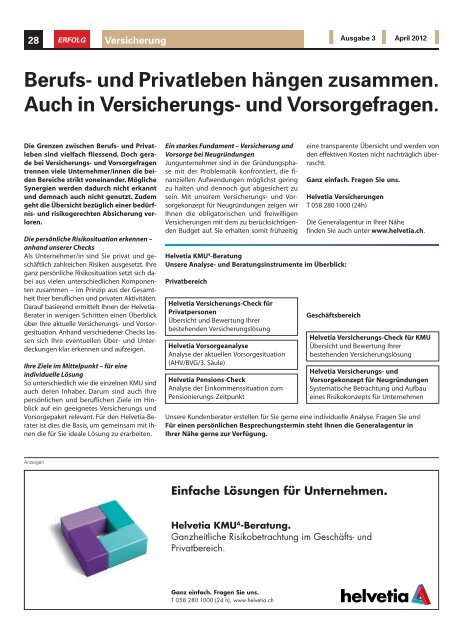 Erfolg_Ausgabe Nr. 3 - April 2012