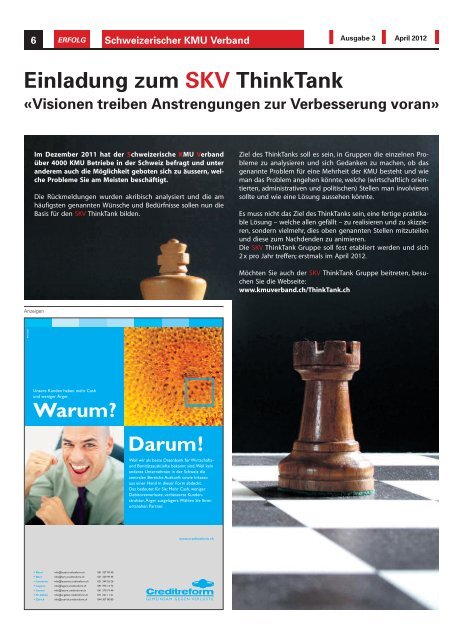 Erfolg_Ausgabe Nr. 3 - April 2012