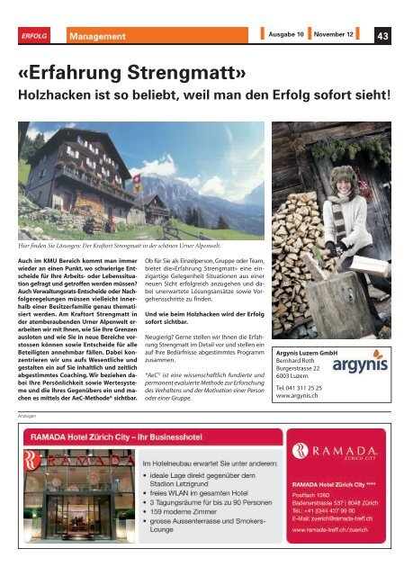 Erfolg_Ausgabe Nr. 10 - November 2012