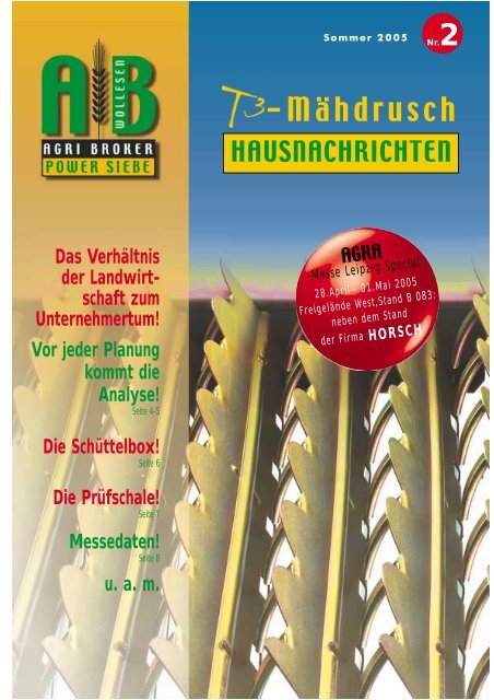 -Mähdrusch - Agri Broker eK