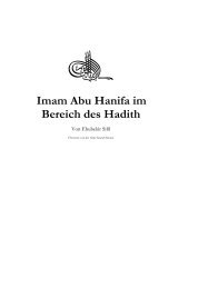 Die Stellung Abu Hanifas im Hadith.pdf - Ahlu-Sunnah