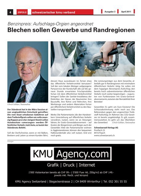 Erfolg_Ausgabe Nr. 3 - April 2011