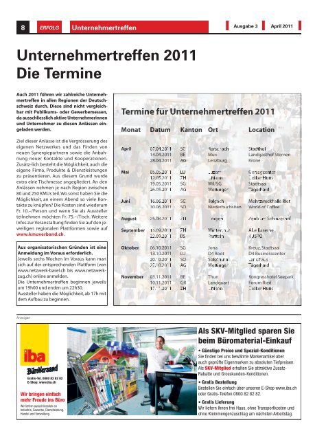 Erfolg_Ausgabe Nr. 3 - April 2011