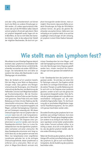 Nr. 37 | Lymphome - Aidshilfe Köln