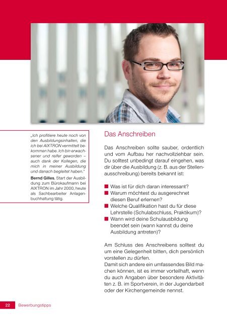 Ausbildung oder Studium bei AIXTRON