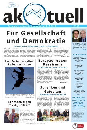 Ausgabe 4/2011 - Akademie Klausenhof