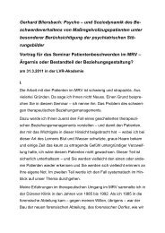 Beschwerden im MRV Text Gerhard Bliersbach