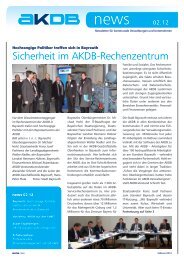 Newsletter 2/12 - AKDB