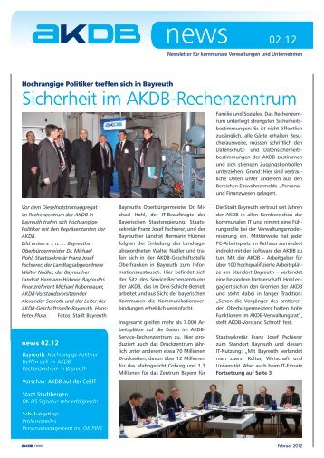 Newsletter 2/12 - AKDB