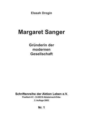 Margaret Sanger - AKTION LEBEN e.V