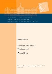 Service Clubs heute - Tradition und Perspektiven - Aktive Bürgerschaft