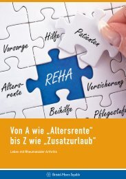 Von A wie „Altersrente“ bis Z wie „Zusatzurlaub“ - Aktiv-mit-Rheuma.de