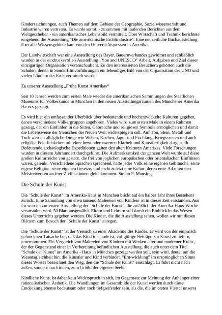 Zur Geschichte des Amerika-Haus München - Albert Ottenbacher