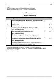 Bestattungsgebührenordnung - Gebührenvereichnis - in Albstadt