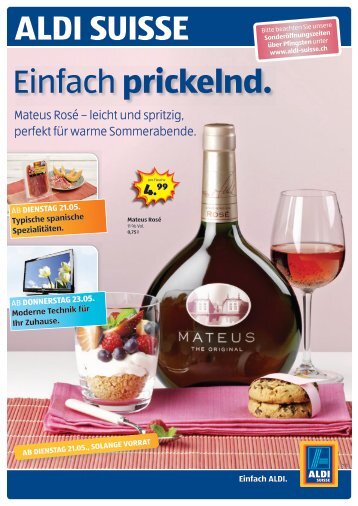 ab Dienstag, 21.05. - ALDI SUISSE AG