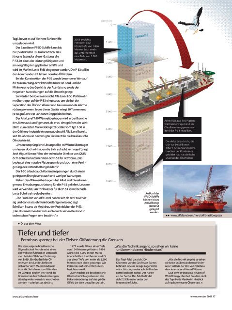 Riesige Plattenwärmeübertrager, Dieselreiniger und ... - Alfa Laval