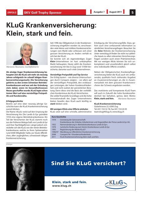 Erfolg_Ausgabe Nr. 7 - August 2011