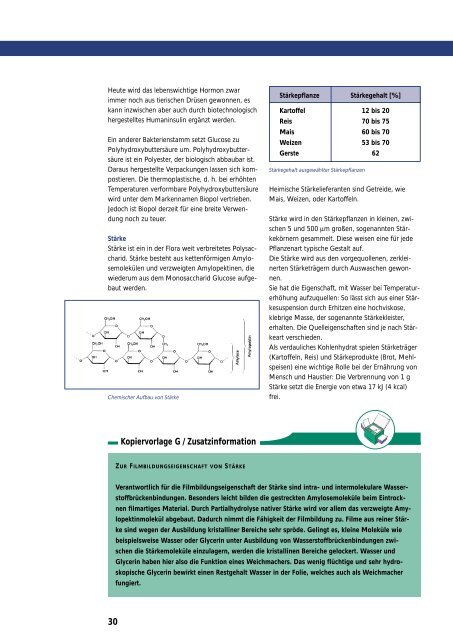 Nachwachsende Rohstoffe - Lehrmaterialien für den ...