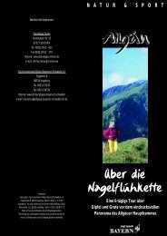 Über die Nagelfluhkette Über die Nagelfluhkette - Allgäu