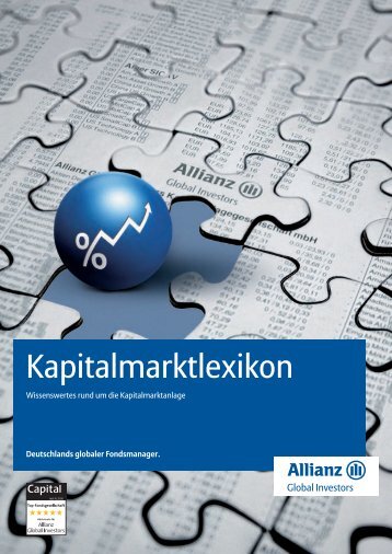Kapitalmarktlexikon - Allianz Global Investors