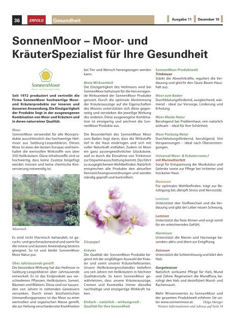 Erfolg_Ausgabe Nr. 11 - Dezember 2009