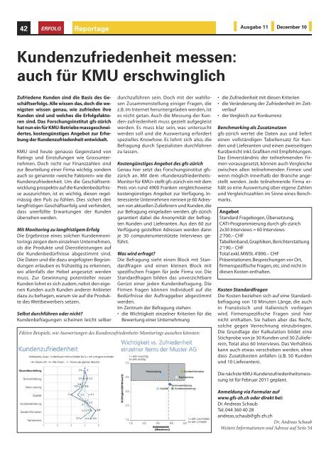 Erfolg_Ausgabe Nr. 11 - Dezember 2009