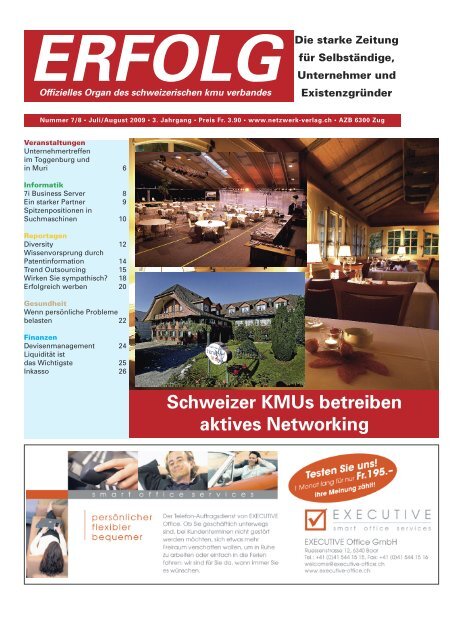 Erfolg_Ausgabe Nr. 7/8 - Juli/August 2009