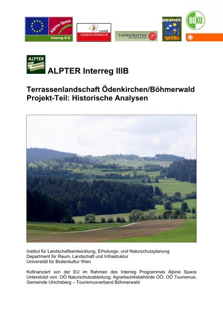 ALPTER Interreg IIIB Terrassenlandschaft ... - Alpine-space.org