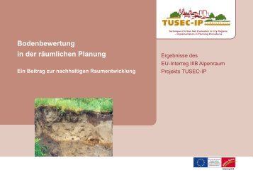 Bodenbewertung in der räumlichen Planung - Alpine-space.org