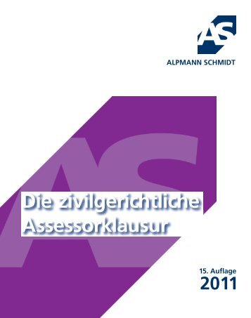 2011 - Alpmann Schmidt