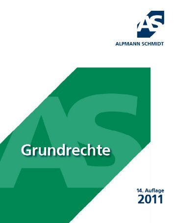 Grundrechte 2011 - Alpmann Schmidt