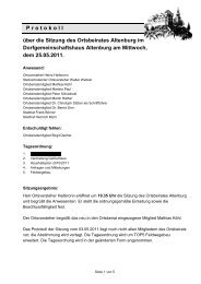 Protokoll Altenburg vom 25.05.2011 - Alsfeld