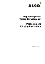 Verpackungs- und Versandanweisungen Packaging and ... - ALSO