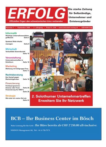 Erfolg_Ausgabe Nr. 7 - September 2008