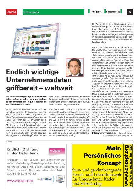 Erfolg_Ausgabe Nr. 7 - September 2008