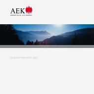 Geschäftsbericht 2007 (pdf) - AEK Bank 1826